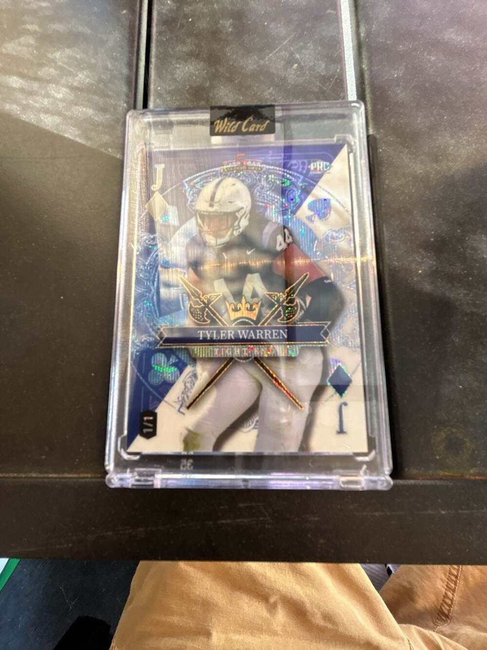 Wild Card Tyler Warren 5 Card Draw Stacked Deck 1/1 Trading Card